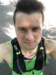 Paweł during Zamczyska Trail 2020