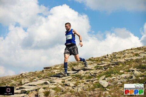 Łukasz during Ultramaraton Babia Góra 2020