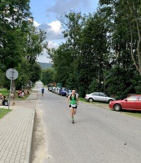 Paweł during Ultramaraton Magurski 2020