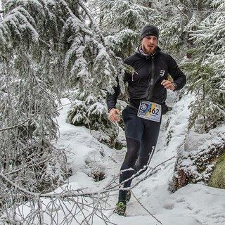 Zbigniew during Górski Zimowy Maraton Ślężański 2021