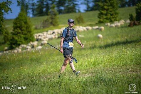 Marcin during Pieniny Ultra-Trail 2021