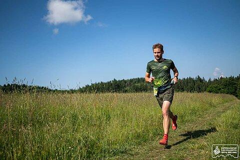 Michał during Supermaraton Gór Stołowych 2021