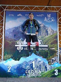 Tomasz during Janosik Ultra Race 2021
