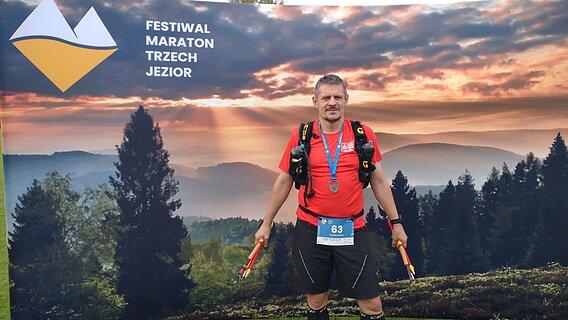 Tomasz during Festiwal Górski Maraton Trzech Jezior 2021