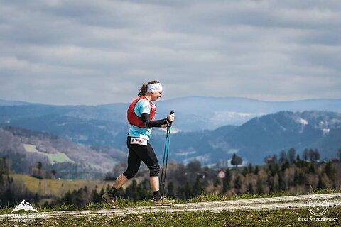 Agnieszka during Pieniny Ultra-Trail 2022