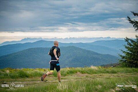 Krzysztof during XRun - Wyspowy Trail 2022