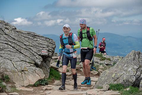 Andrzej during Ultramaraton Babia Góra 2022