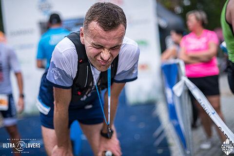Rafał during Garmin Ultra Race Radków 2022