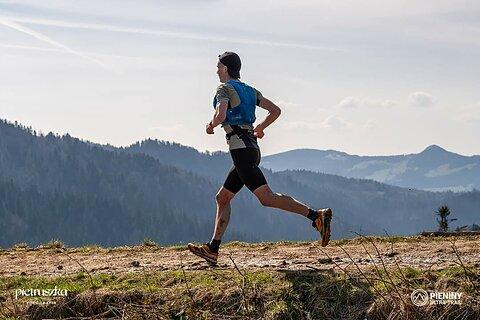 Miłosz during Pieniny Ultra-Trail 2023