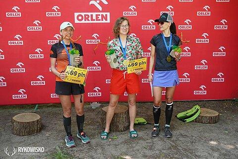 Elżbieta during Rykowisko Ultra Trail 2023
