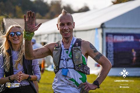 Konrad during Łemkowyna Ultra-Trail® 2023