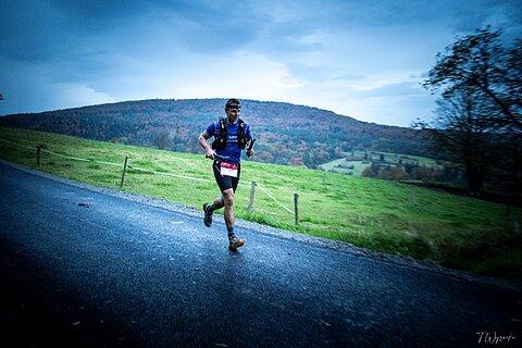 Michał during Łemkowyna Ultra-Trail® 2023
