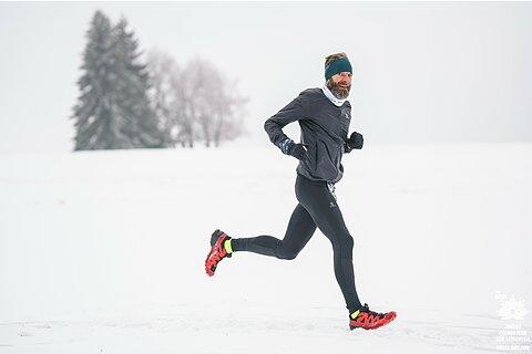 Michał during Zimowy Półmaraton Gór Stołowych 2024
