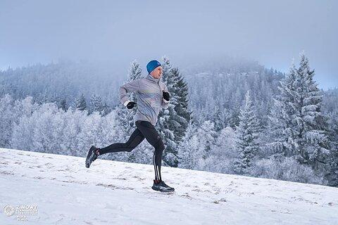 Daniel during Zimowy Półmaraton Gór Stołowych 2024