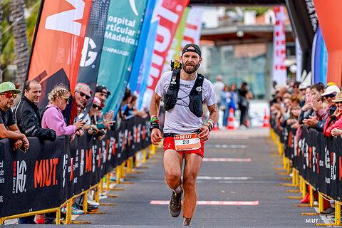 Michał during Madeira Island Ultra Trail 2024