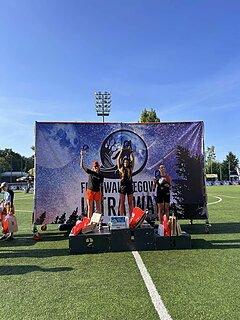 Elżbieta during Festiwal Biegowy Ultra Way 2024