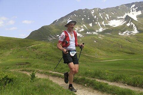 Sebastian during Marathon du Mont-Blanc 2024