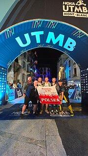 Krzysztof during UTMB 2024
