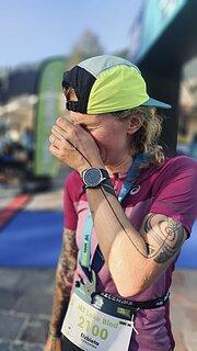 Elżbieta during Julian Alps Trail Run 2024