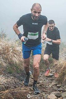 Michał during Baran Trail Race 2024