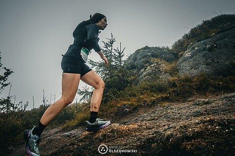 Agata during Baran Trail Race 2024