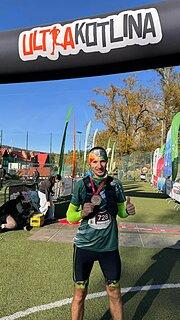 Michał during UltraKotlina 2024