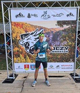Michał during Smok Ultra Race 2024