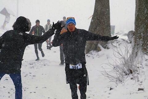 Marcin during Górski Zimowy Maraton Ślężański 2025