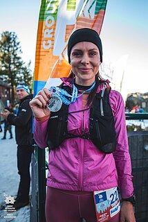 Katarzyna during Zimowy Półmaraton Gór Stołowych 2025