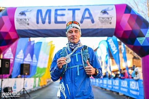 Damian during Zimowy Ultramaraton Karkonoski 2025