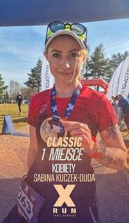 Sabina during XRun - Tajemnicze Kopce 2025