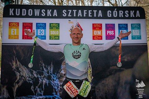Paweł during Kudowska Sztafeta Górska 2025