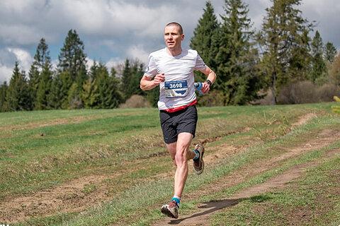 Miłosz during Pieniny Ultra-Trail 2025