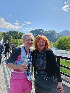 Ewelina during Pieniny Ultra-Trail 2025