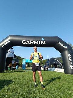 Damian during Garmin Ultra Race Myślenice 2025