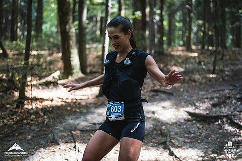 Katarzyna during Garmin Ultra Race Myślenice 2025