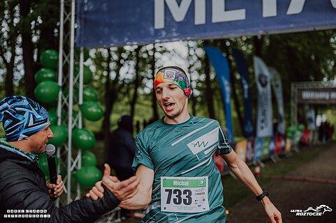 Michał during Roztocze Ultra Race 2025