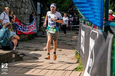Piotr during Supermaraton Gór Stołowych 2025