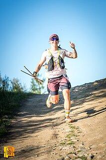 Agnieszka during Turbacz Summer Trail 2025