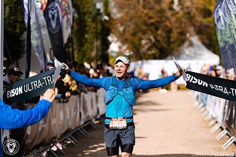 Krzysztof during Bison Ultra Trail 2025