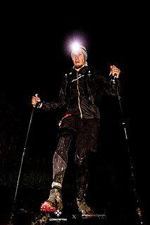 Michał during Łemkowyna Ultra-Trail® 2025