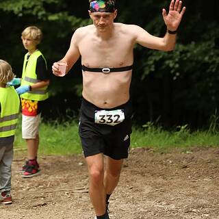 Marcin during Bieg na Jawornik 2024