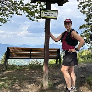 Katarzyna during Ultra-Trail® Małopolska 2025