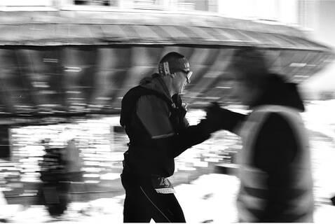 Michał during Zimowy Ultramaraton Karkonoski 2026
