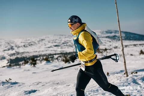 Przemysław during Zimowy Ultramaraton Karkonoski 2026