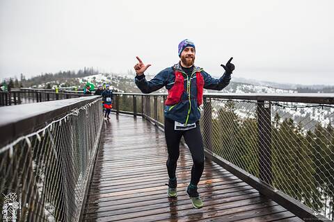 Rafał during Janosik Winter Race 2026
