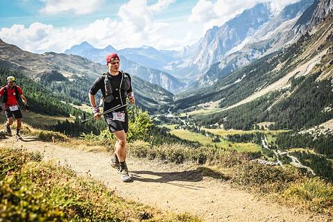 Jacek during UTMB 2023