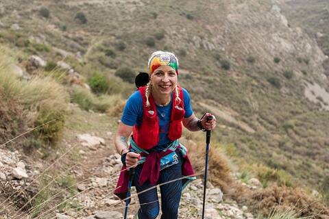 Marta during Ultra Sierra Nevada 2026