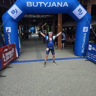 Paweł during Ultramaraton Jaga-Kora 2026