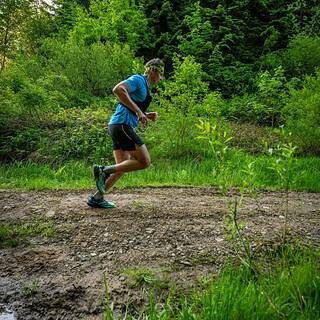 Michał during Ultramaraton Jaga-Kora 2026